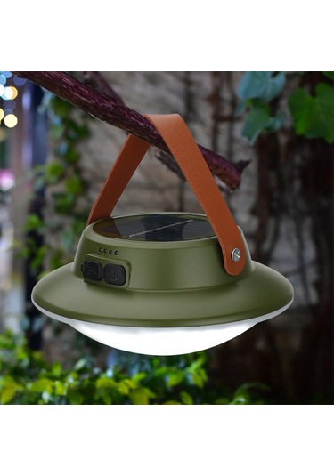 Jian Fan Taşınır Kanca Güneşkamp Lambasıacil Su Geçirmez Lamba-yeşil Yeşil