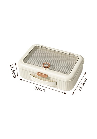 Homyl Belge Saklama Kutusu Çok Katmanlı Dosya Düzenleyici Beyaz