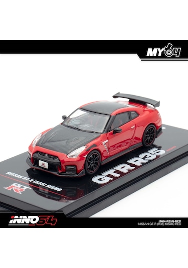 Inno 1/64 Nissan Gt-r R35 Nismo Red Çok Renkli