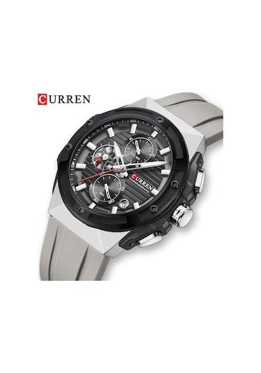 Curren Erkek Saati Açık Hava Eğlence Spor Takvim Kuvars Dairesel Bilek Saati Mavi Diğer