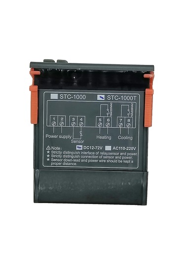 STC-1000T 12v-72v 10A Özel Üretim Dijital Termostat+Yedek Prob