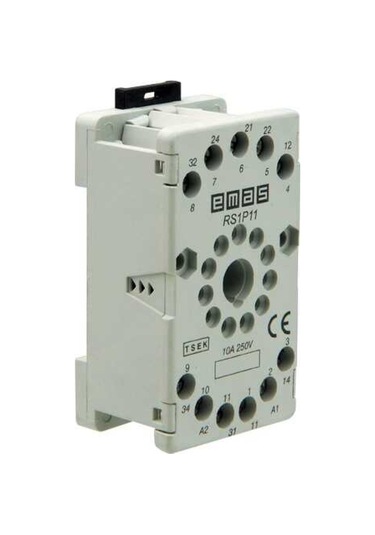 Emas Rs1p11g1 Rs1 11 Pin Gri Röle Soketi