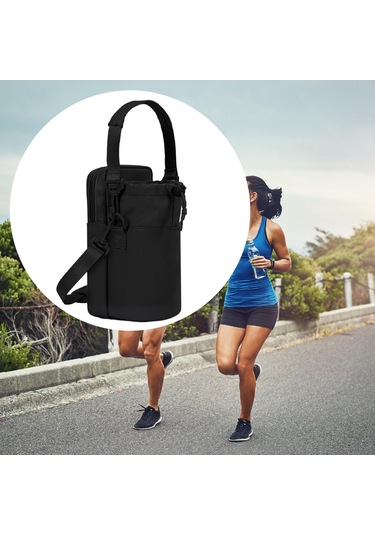 Suntek Telefon Cebi Hediye Piknik Şişe Kılıfı Tutucu Su Siyah