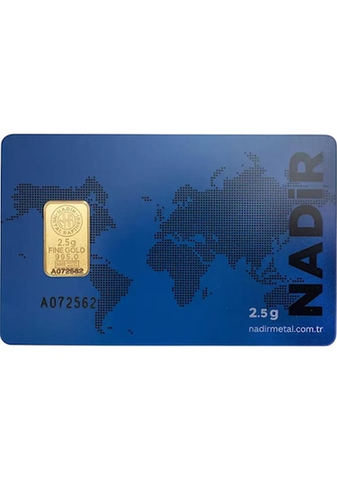 Tuğrul Kuyumculuk  24 Ayar Külçe Altın 2.5 G