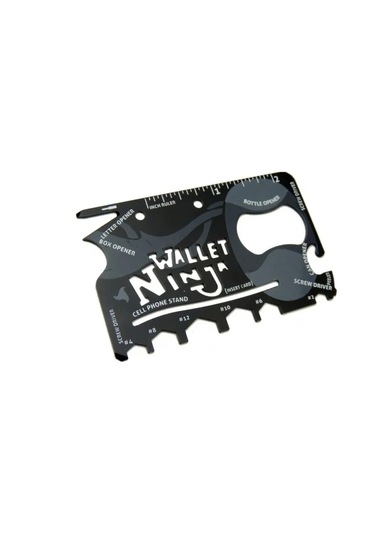 Ninja Wallet Survival Acil Durum Kiti / Kartı - 18 İn 1 - 9018760227118ynt