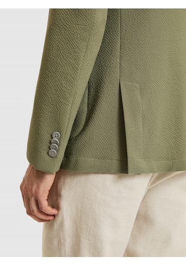 Cacharel Haki Slim Fit Ceket Yesıl