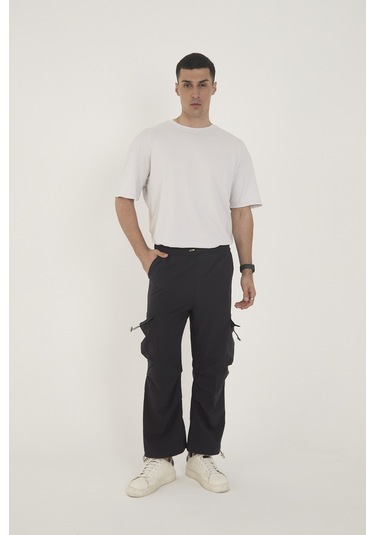 Camp Scoutland Camp550 Outdoor Tactical Kargo Cepli Ayarlanabilir Paçalı Oversize Erkek Jogger Yürüyüş Pantolonu Antrasit