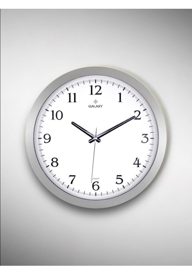 Galaxy 1964-k Serisi Lüx Premium Klasik Ofis Ve Duvar Saati 35 Cm Gri
