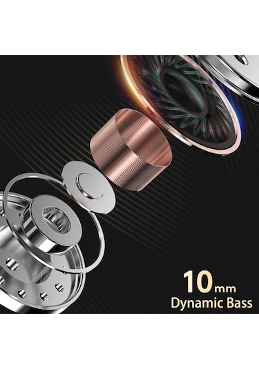 Mufunye Spor İçin K1 Kulak İçi Kulaklık: Hi-fi Ses, Derin Bas, Type-c Bağlantı, Mikrofonlu Siyah K1