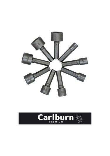 Premium Titanyum Kaplama Uzun Ömürlü Aşınma Karşıtı Koruma 9 Parça Manyetik Somun Adaptörü Seti