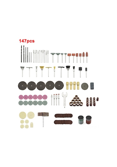 Maiyame 110-220v Çift Güçlü El Tipi Mini Elektrikli Taşlama Makinesi: Delme, Oymak, Kesme, Parlatma - 147 Parça Aksesuar Seti