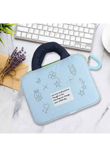 Suntek Kadınlar Için Laptop Çantası Klasik 16-inç-mavi