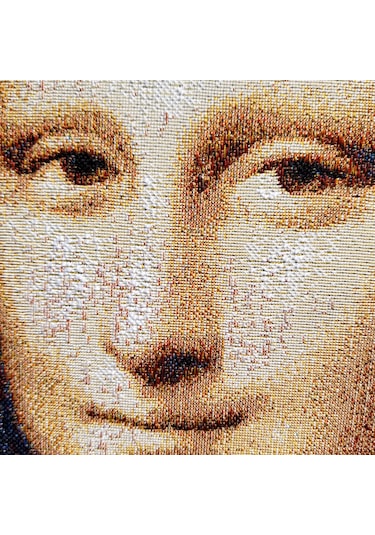 Sanatsal Seri-2 Dokuma Goblen Tablo-Mona Lisa