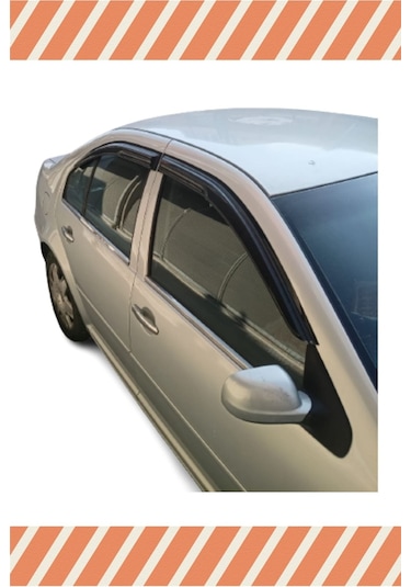 Volkswagen Bora Tüm Modellerine Özel 4'lü Mügen Tip Cam Rüzgarlığı