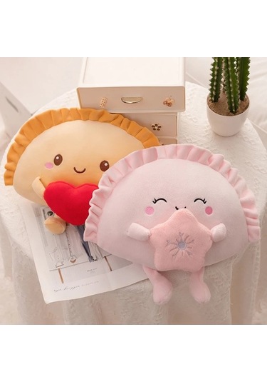 Zyzqstore 35 Cm Kawaii Hamur Yastık - Renkli Çocuk Yastık - Çocuklar İçin Mutfak Oyunu Çok Renkli