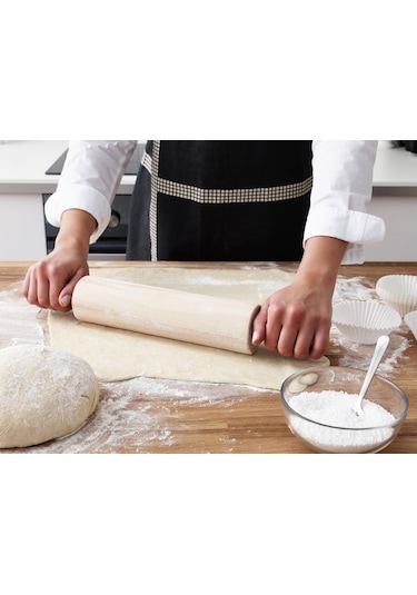 Ahşap dönerli merdane 46cm