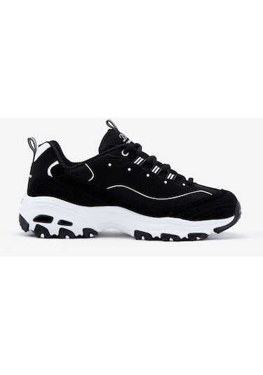 Skechers D'Lites - March Forward Kadın Siyah Sneakers 13148 Bkw Siyah
