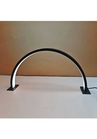 Fastbuy Dream011 Siyah 180 Tam Spektrumlu Hilal Tırnak Lambası 6000k Titreşimsiz Usb Led Masa Lambası Siyah