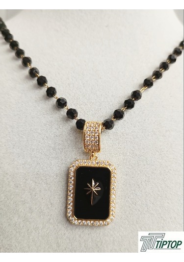 Kutup Yıldızı Model Gold Renk Kolye Gold