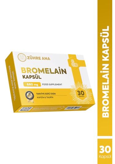 Bromelain İçeren Kapsül 30 Kapsül