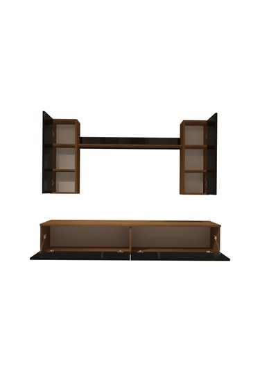 Decoraktiv Eko 7 Slm Std Tv Ünitesi Tv Sehpası Ceviz - Siyah