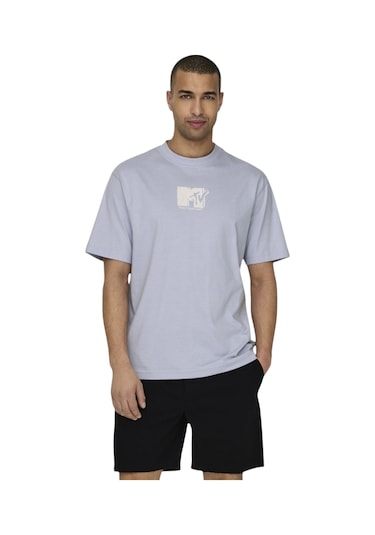 Only Erkek O Yaka T-shirt 22029523 Mavi 
