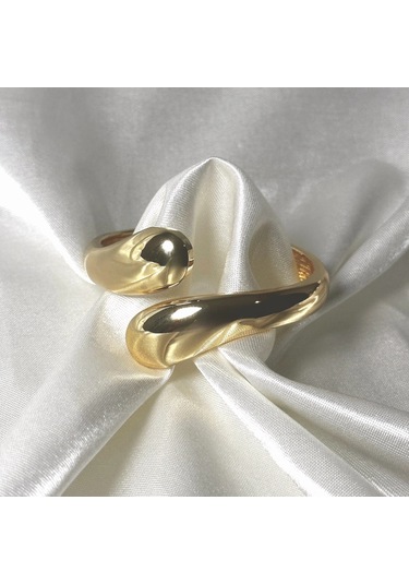 Zarif Damla Kelepçe Gold Gold