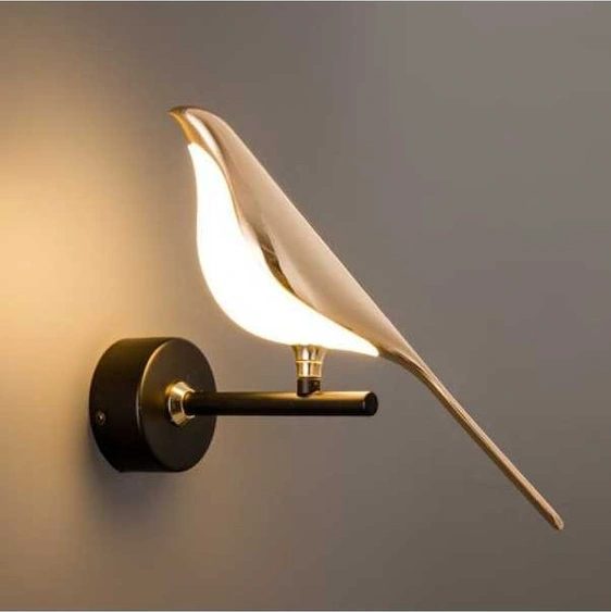 Fastbuy Magpie Yaratıcı Kuş Duvar Lambası, Balkon & Oturma Odası, İskandinav Tasarım, Sanat T Lamba Diğer