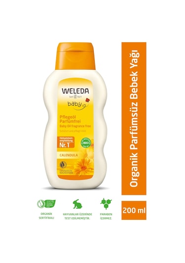 Weleda Baby Calendula Bebek Yağı 200 ML