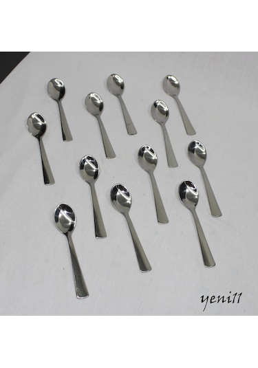 Emç Paslanmaz Çelik Geniş Sade Çay Kaşığı 1.50 MM