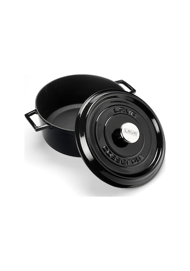 Lava Döküm Yuvarlak Tencere Trendy Çap 28Cm