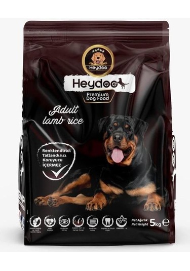Heydoo Kuzu Etli Yetişkin Köpek Maması 5 KG