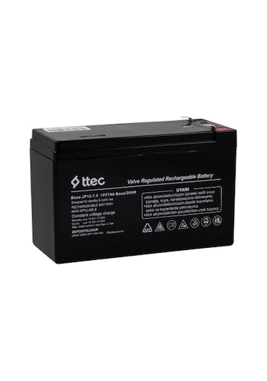 12v 7 Ah Base Kuru Bakımsız Akü