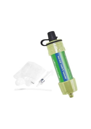 Ganzhoushop Yeşil Taşınabilir Suntek Su Mini Kamp Filtreleme Aletleri Fs 12cm