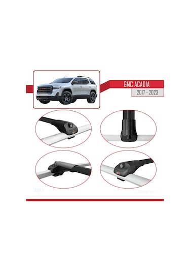Gmc Acadia 2017-2023 Arası İle Uyumlu Ace-1 Ara Atkı Tavan Barı S
