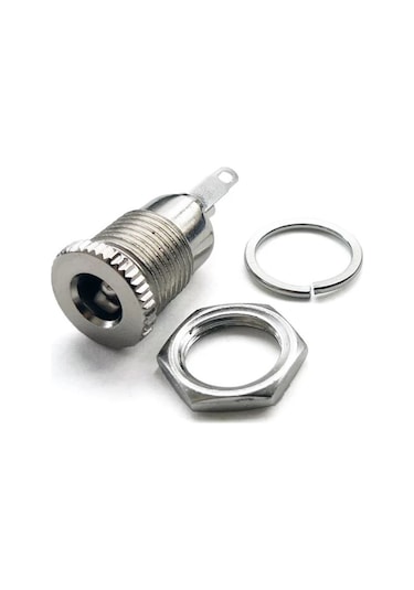 Ic-258D Dc Şase 2,1Mm Metal 12Mm 5 Adet