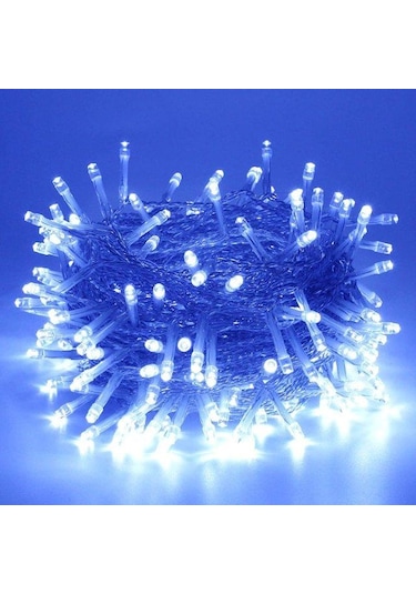 Yeşil 10-30 M Led Peri Dize Işıklar Noel Ağacı Süslemeleri Kapalı Noel Bahçe İçin Açık Su Geçirmez Parti Festoon 20m 200led-eu Plug Yeşil