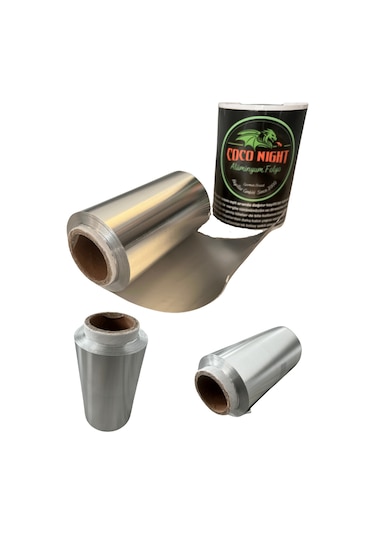 Coco Night 45 Mikron Micron 500 G Rulo Alüminyum Folyo, Nargile Folyosu