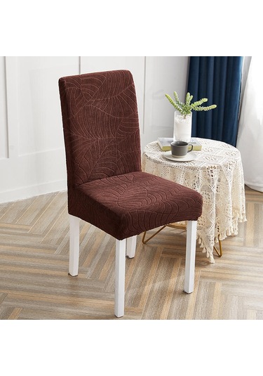 Dolıty Yemek Sandalyesi Kılıfları Yıkanabilir Koyu-kahve koyu kahve