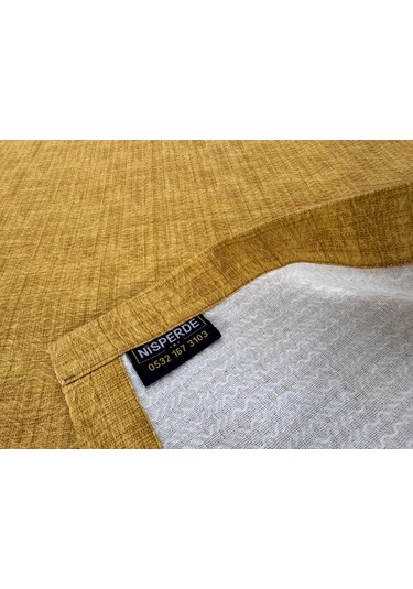 Nivemeshome Hardal 160x230 Tek Pike Örtüsü Tek Kişilik Hardal
