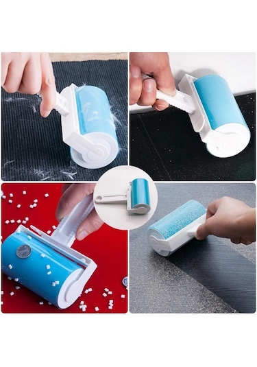 Yeni Nesil Yıkanabilir Pratik  Tüy Ve Toz Toplama Rulosu Aparatı