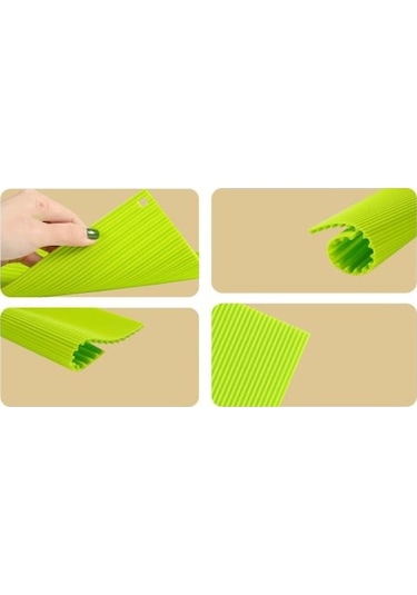 Yeşil Profesyonel Sınıf Silikon Hatta Suşi Ruloları Oluşturun Dıy Gıda Haddeleme Pirinç Haddeleme Makinesi Kek