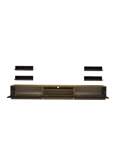 Decoraktiv Trendstyle 270rs Mdf Tv Ünitesi Tv Sehpası Pera - Siyah Mermer