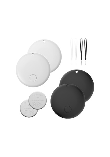 "f08 Bluetooth - Uyumlu 4'lü Paket 2 Siyah + 2 Beyaz Uzun Pil Ömrü Ve Global Konum Takibi"