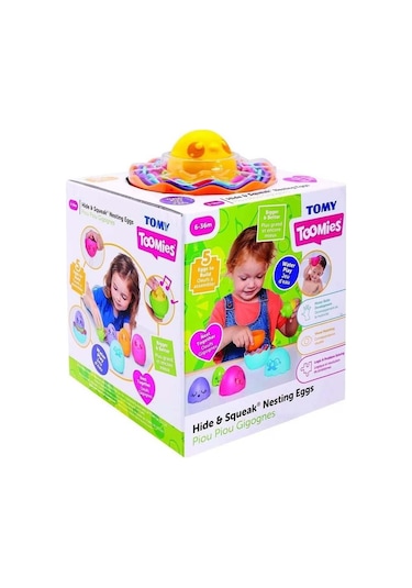 Tomy Toomies Yeni Saklambaçlı İç İçe Yumurtalar 73564