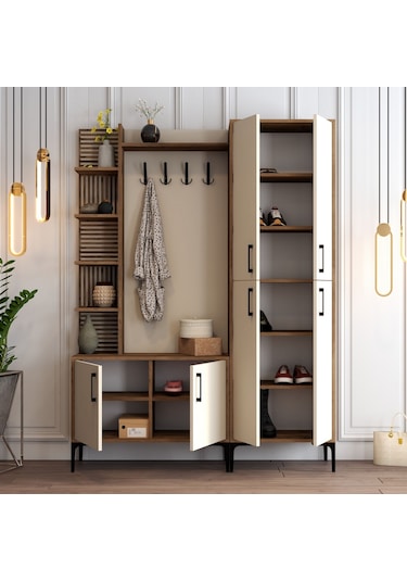 Variant Variant Viyana Da Portmanto Ceviz/Krem