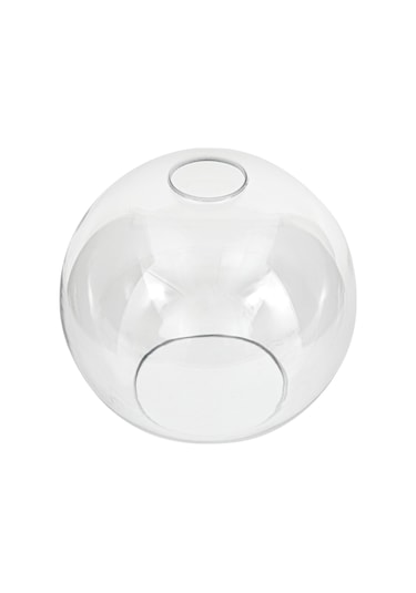 Mutfak Adası Kolye Hafif Zemin Lambası 1-5/8 İnç Fitter Aydınlatma Armatürü, 7.1 'çap, 6.3' Yükseklik Şeffaf