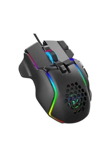 Novahub Hxsj S700 Rgb Oyun Faresi - 10 Tuşlu, 12800 Dpı, 20m Tıklama Ömrü 001
