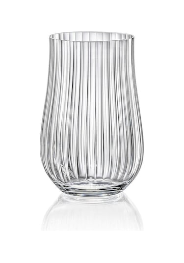 Bohemia Kristal Tulipa Jumbo Optikli 6’Lı Meşrubat Bardak Takımı
