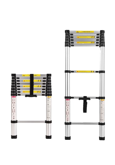 Packtech Alüminyum Teleskopik Merdiven 11 Basamak 2.6 M